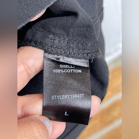 POMANDER PLACE Black Finley Flutter Sleeve Dress size large - Picture 9 of 13